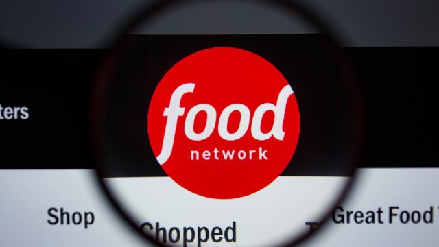 Food Network logo on a screen