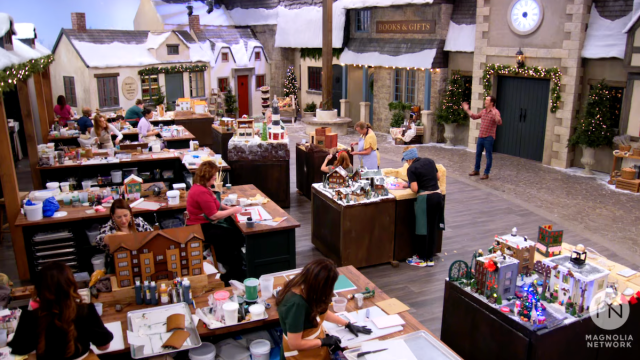 still from the Magnolia Network's Gingerbread Land